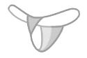 Underwear - triangle back