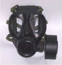 British Army issue S6 gasmask with NATO filter