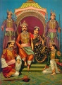 Draupadi and Pandavas.jpg